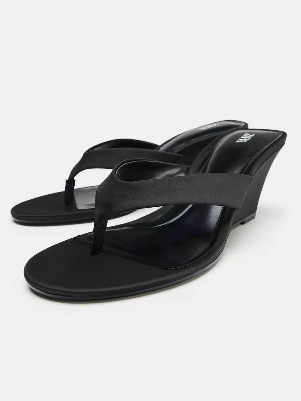 Zara Wedged Thong Heels